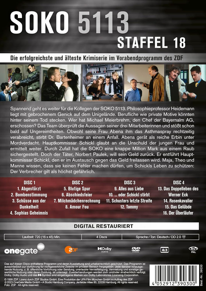 Soko 5113 - Staffel 18, DVD