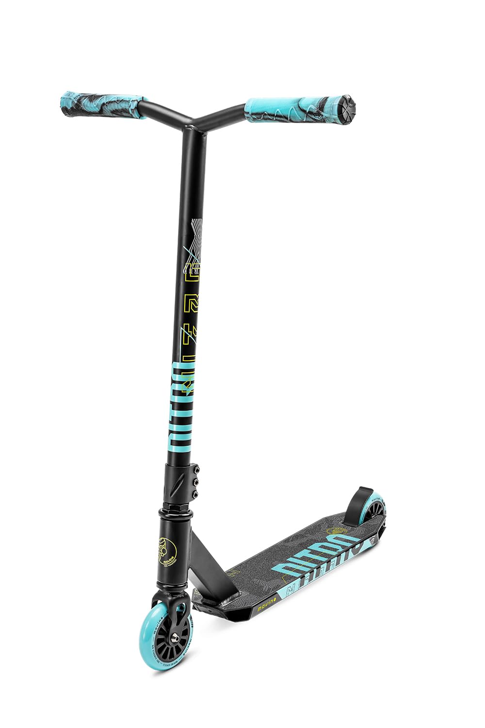 Movino Stunt Scooter Stunt Roller Kickscooter Professioneller Freestyle Roller Trick Roller ABEC 9 K