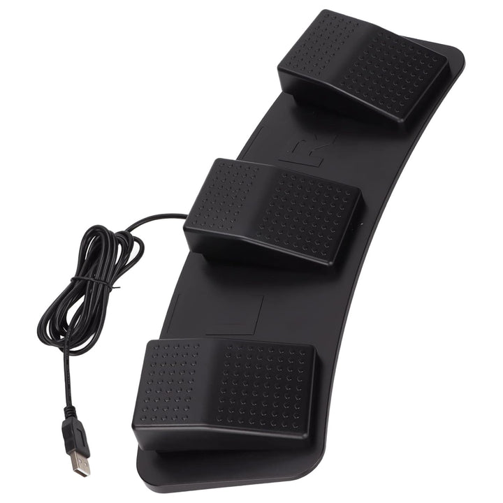 USB-Fusspedal, USB-Dreifach-Fussschalterpedal, Multifunktionales, Ergonomisches Dreifach-Fussschalte