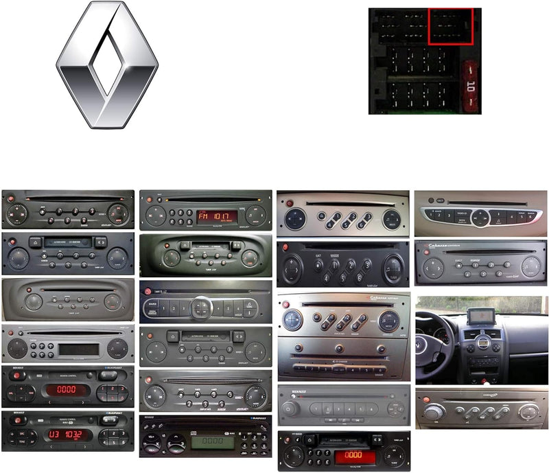 Bluetooth-Schnittstelle - USB MP3 - Car Auxiliary Renault | Handsfree Audio Streaming Kit | Ladegerä