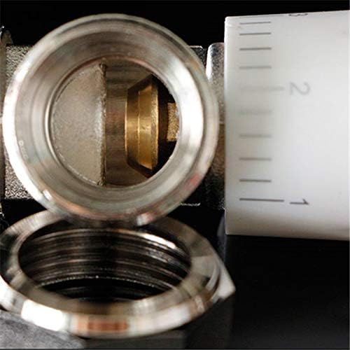 Powertool Heizkörperventile, 1 Stück Fussbodenheizungsarmatur Thermostatventil TRV Messing Chrom Hei