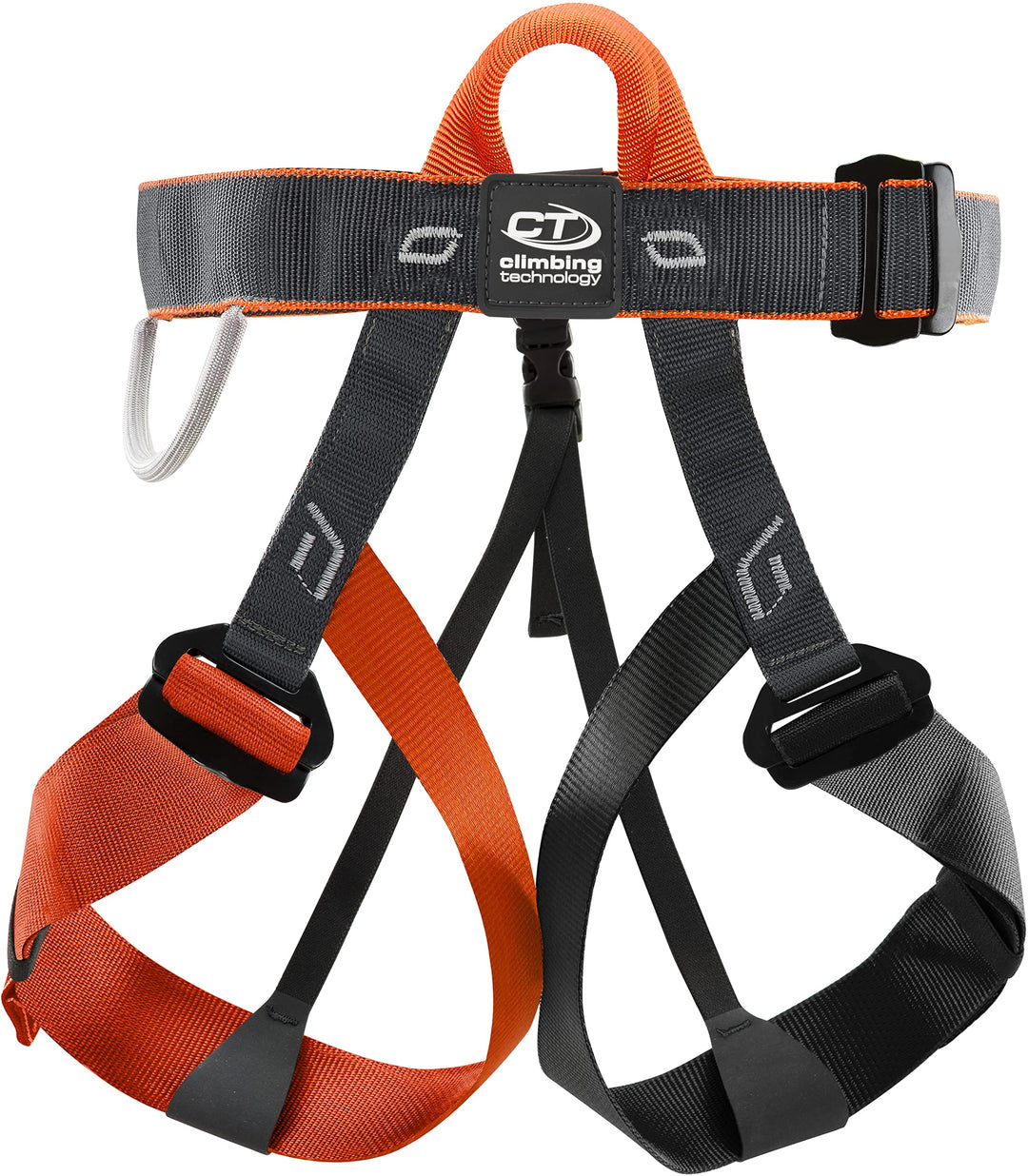 Climbing Technology Discovery, Unisex Erwachsenengeschirr, Grau Orange, Einheitsgrösse