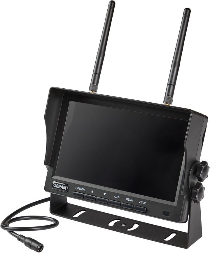 OSRAM ROADsight Kabelloses Rückfahrkamerasystem, OWRCS7, 7-Zoll-AHD-Monitor, 1080p HD, bis zu 4 Kame