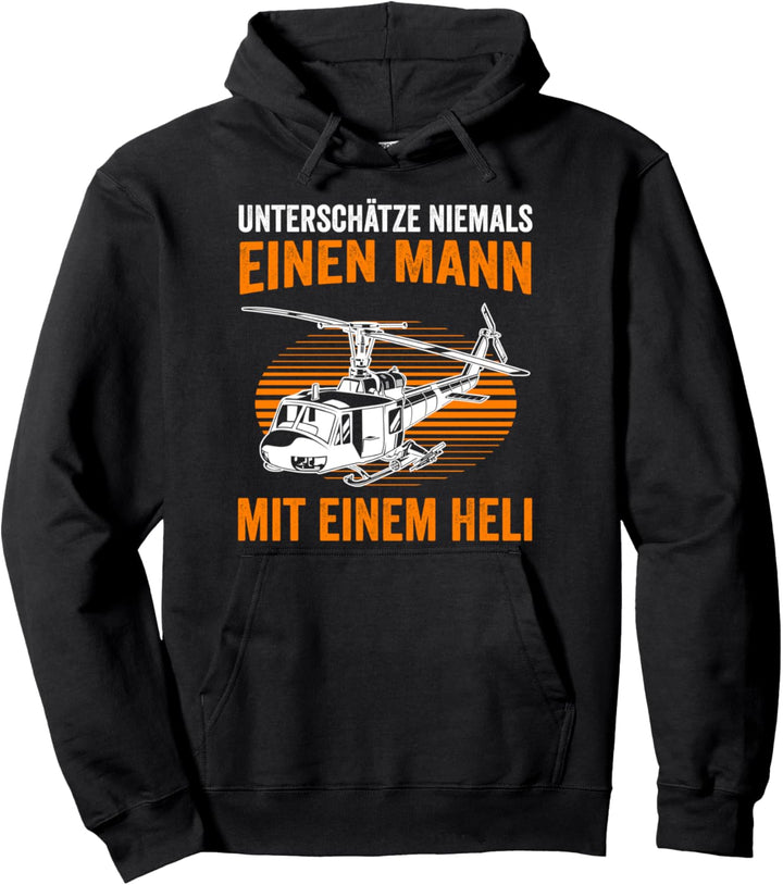 Helikopter Heli Hubschrauber Helikopterpilot Pullover Hoodie