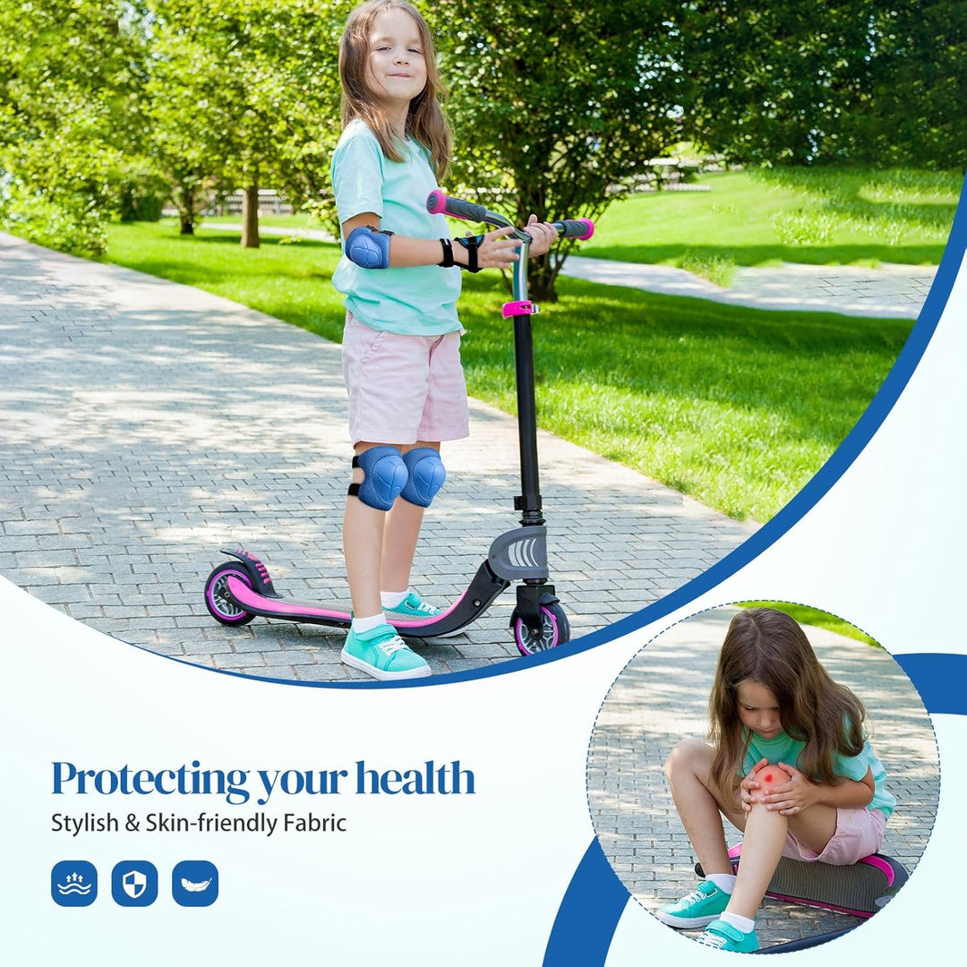 Knieschoner Kinder Schoner Inliner Protektoren: [6er Set] Schützer Inline Skates Knieschützer Skateb