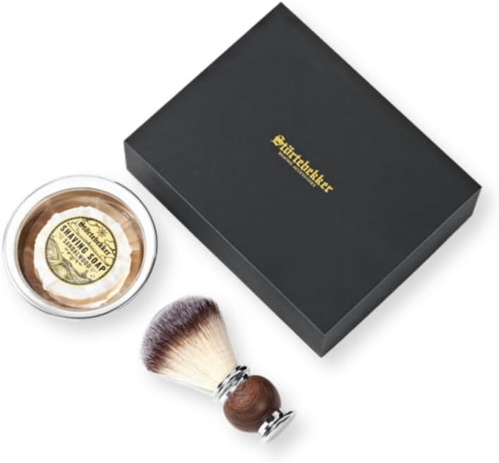 Störtebekker® Rasur Upgrade Set - Rasierpinsel, Rasierseife Sandelholz, Rasierschale und After Shave