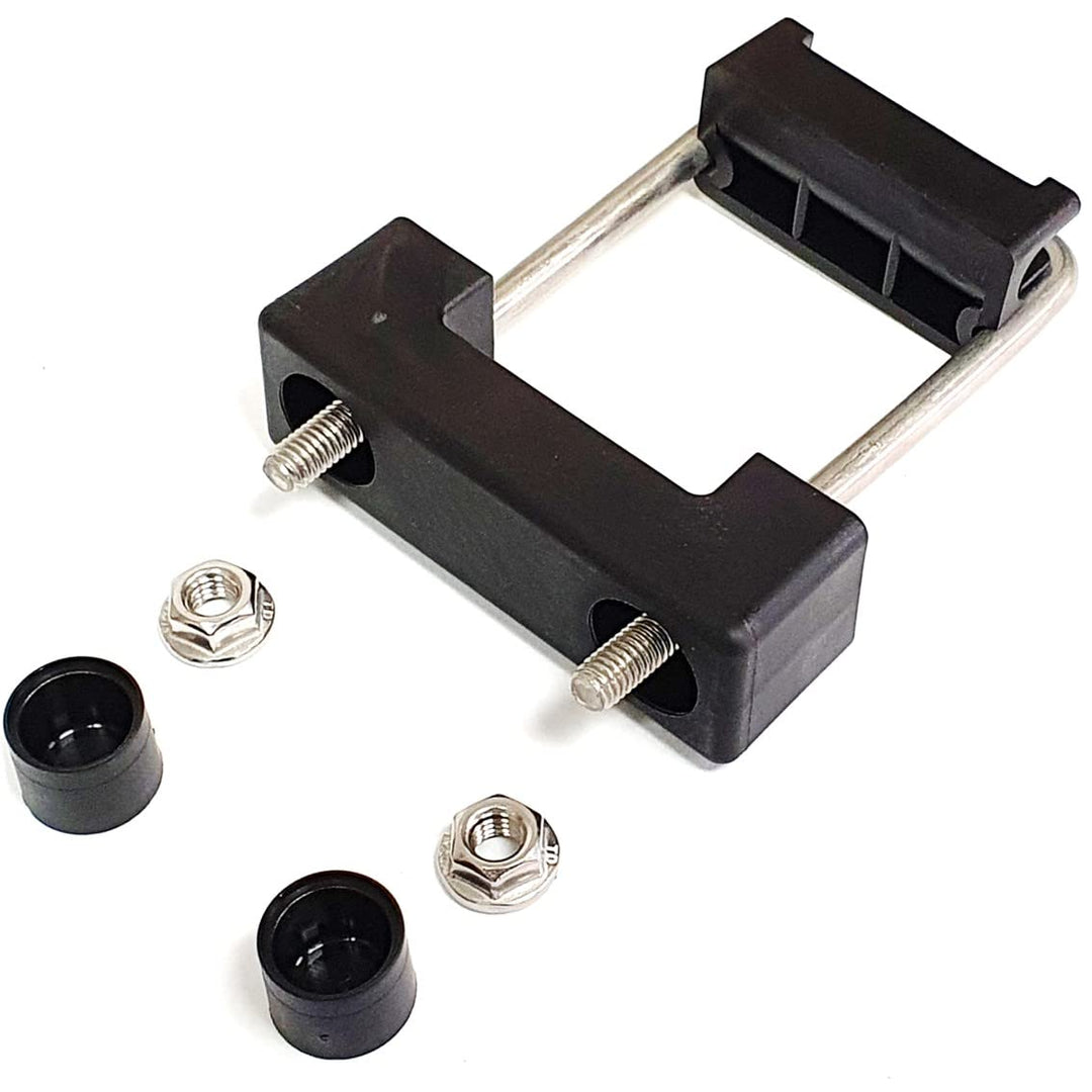 10er U-Bügel Montage Set GF 60x40 Pfosten Doppelstabmatte 10 Stück