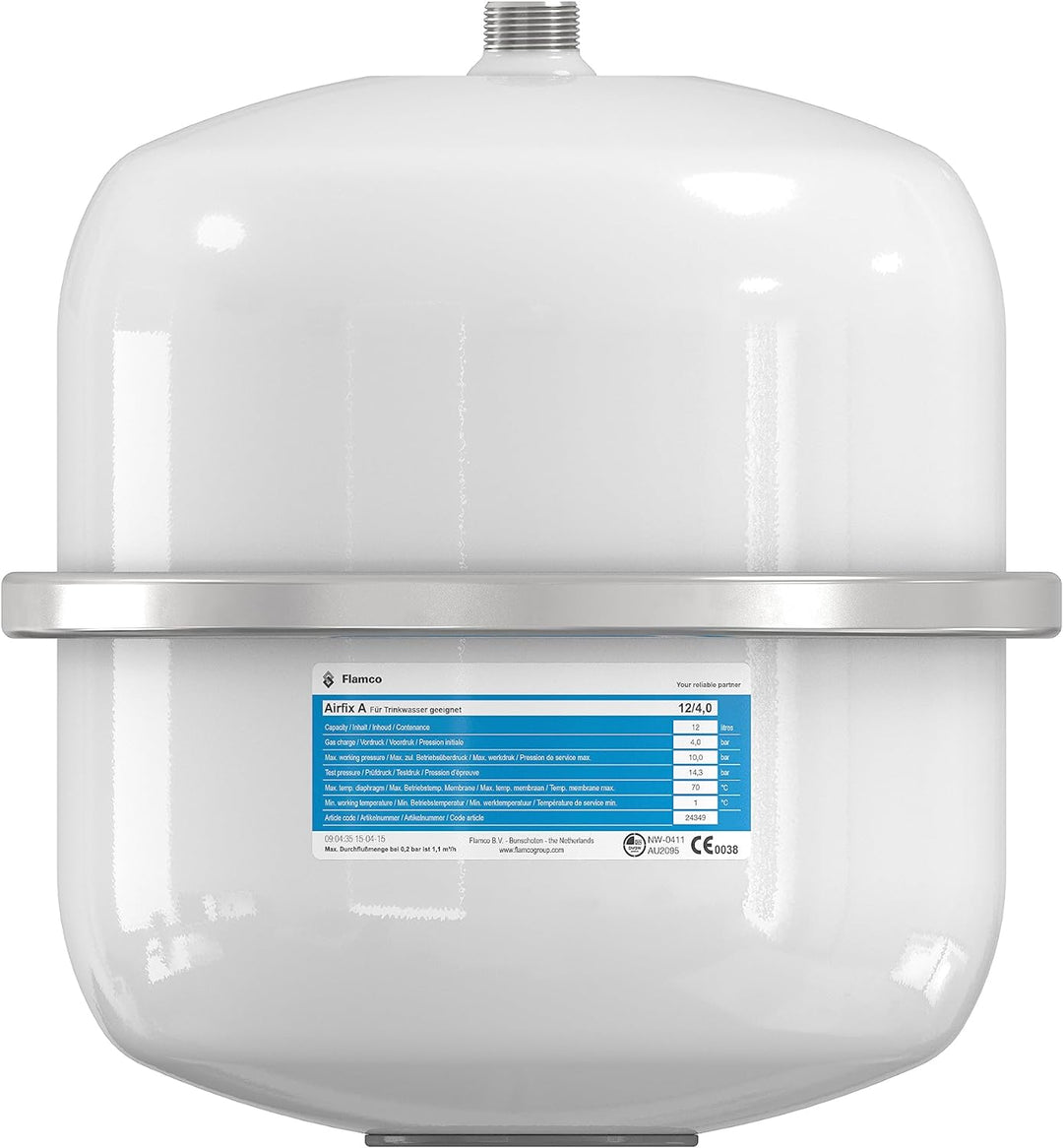 Flamco Airfix A 18 Liter Ausdehnungsgefäss | 3/10 bar | Hochwertiger Trinkwasser- & Frischwasserspei