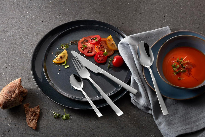 ZWILLING Cult Besteckset 68-tlg, für 12 Personen, Spülmaschinengeeignet, 18/10 Edelstahl, Mattiert,