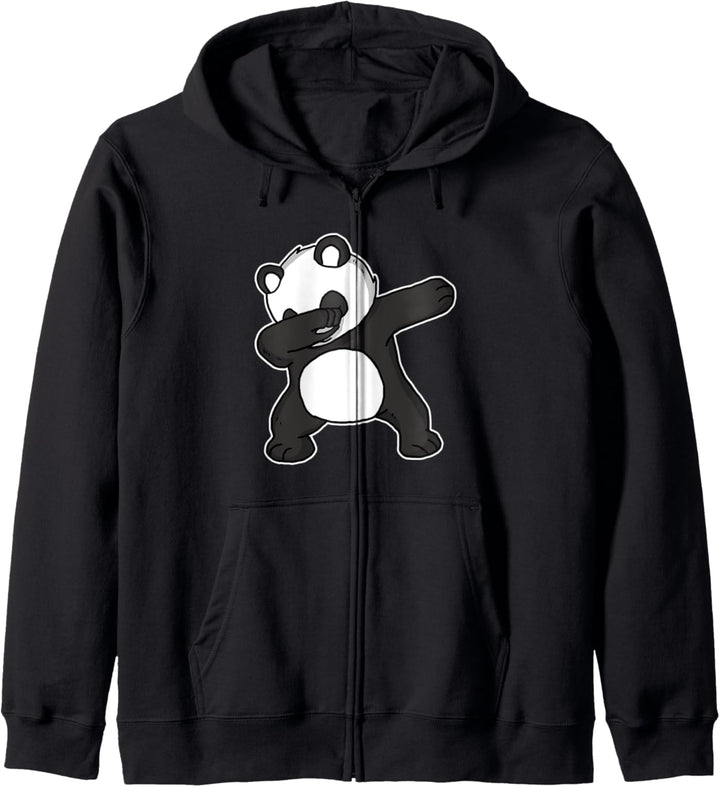 Lustiges Dabbing Panda Geschenk Pandabär Dab Dance Kapuzenjacke