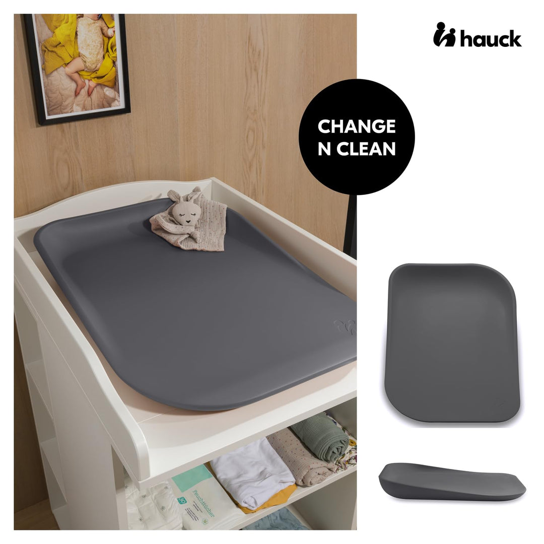 hauck Baby Wickelauflage Change N Clean, Keil Wickeltischunterlage 50 x70 cm, Wickelmatte Schadstoff
