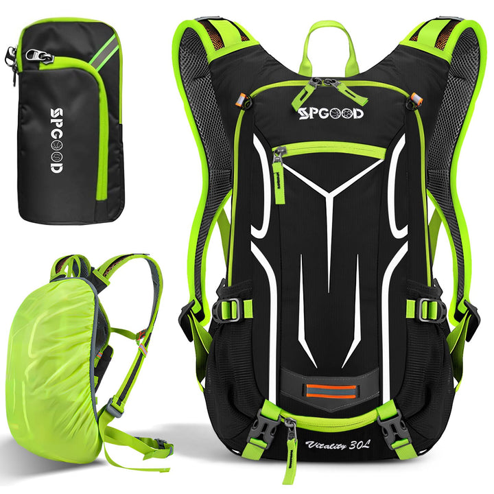 SPGOOD Fahrradrucksack 20L/25L/30L (9 Farben)-Wasserdichter Ultraleicht-für Damen & Herren Multifunk