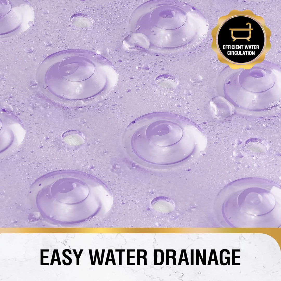 HITSLAM Badewannenmatte rutschfest, 101 x 40cm Extra Lange Antirutschmatte Badewanne, Duschmatte rut