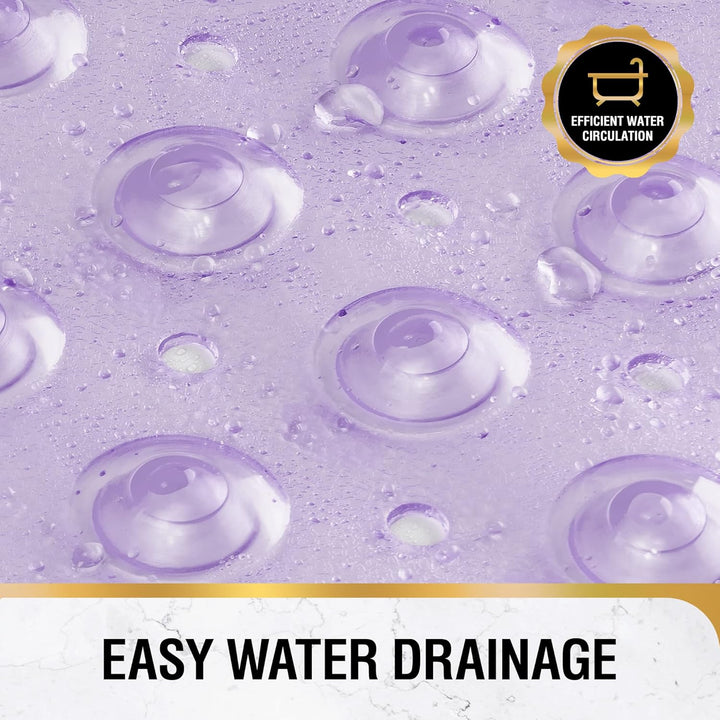 HITSLAM Badewannenmatte rutschfest, 101 x 40cm Extra Lange Antirutschmatte Badewanne, Duschmatte rut