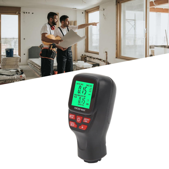 Lackdickenmessgerät, Hochpräzises Digitales 6-FilmMessgerät für Metall 0-2000 um Meter Auto e Schwar
