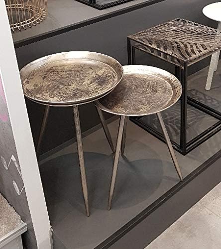 HAKU Möbel Beistelltisch, Metall, Bronze, Ø 44 x H 54 cm Ø 44 x H 54 cm Bronze, Ø 44 x H 54 cm Bronz