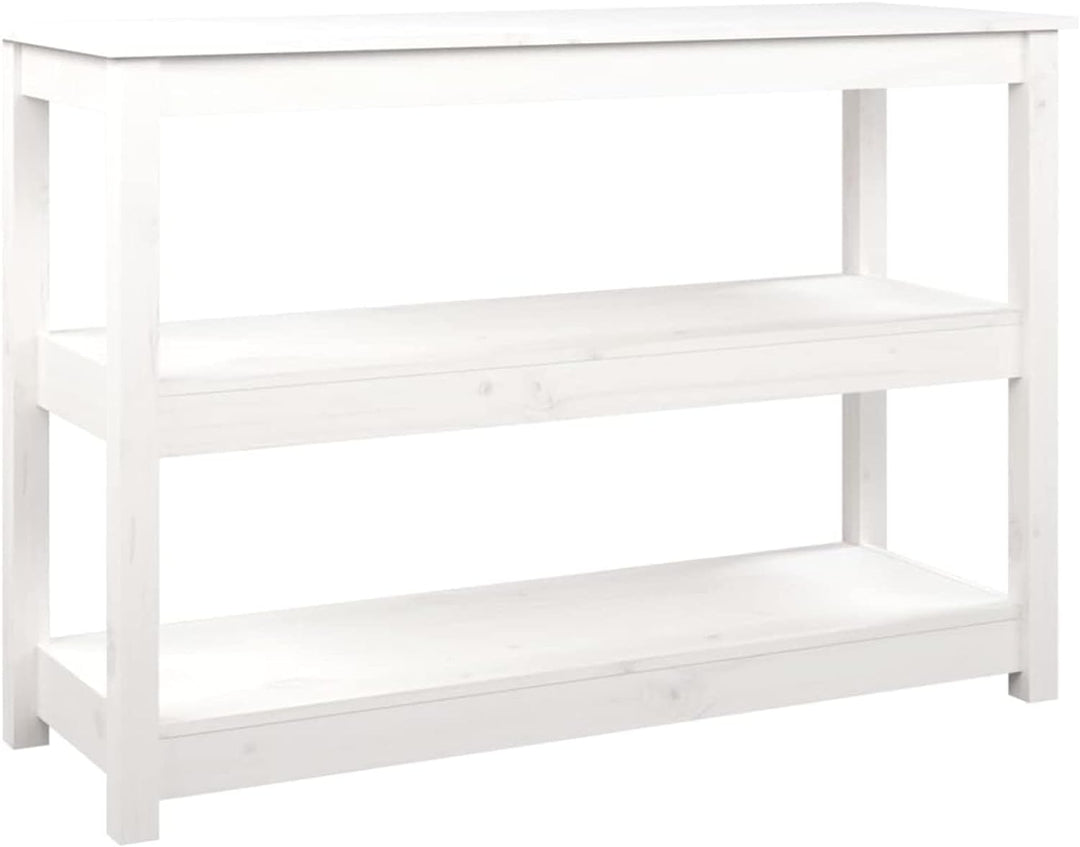 Tidyard Konsolentisch mit 3 Ablagen Konsole Beistelltisch Flurtisch Sideboard Ablagetisch Wandtisch