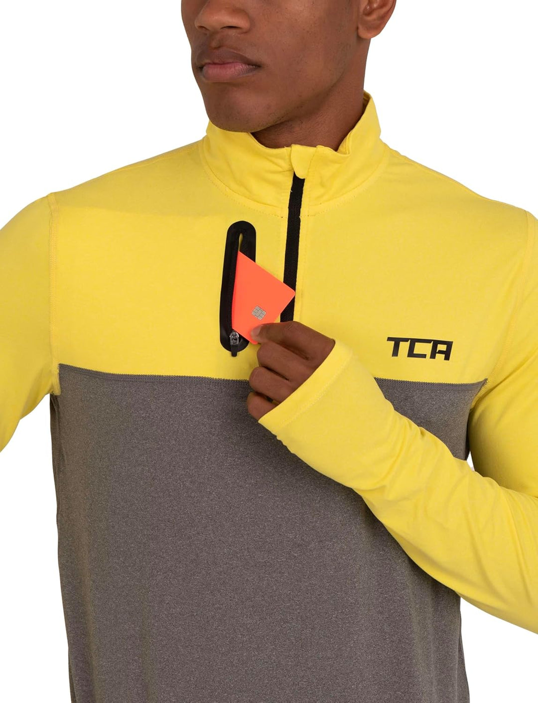 TCA Funktionsshirt Herren Langarm - Fusion Pro Quickdry Langarmshirt atmungsaktiv - Wandershirt Lauf