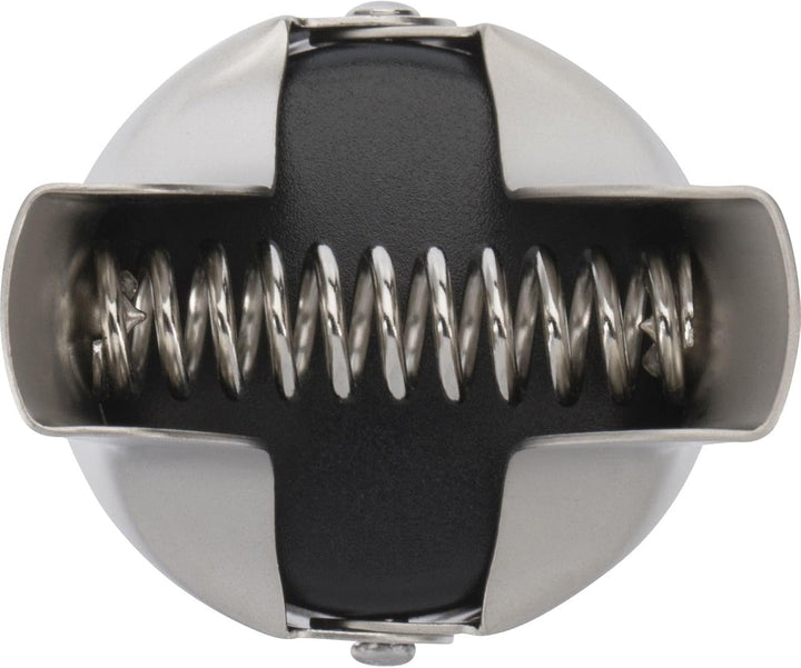 Westmark Sektflaschenverschliesser, Monopol Edition, Stahl/Kunststoff, Tappa, Silber edelmattiert, 6