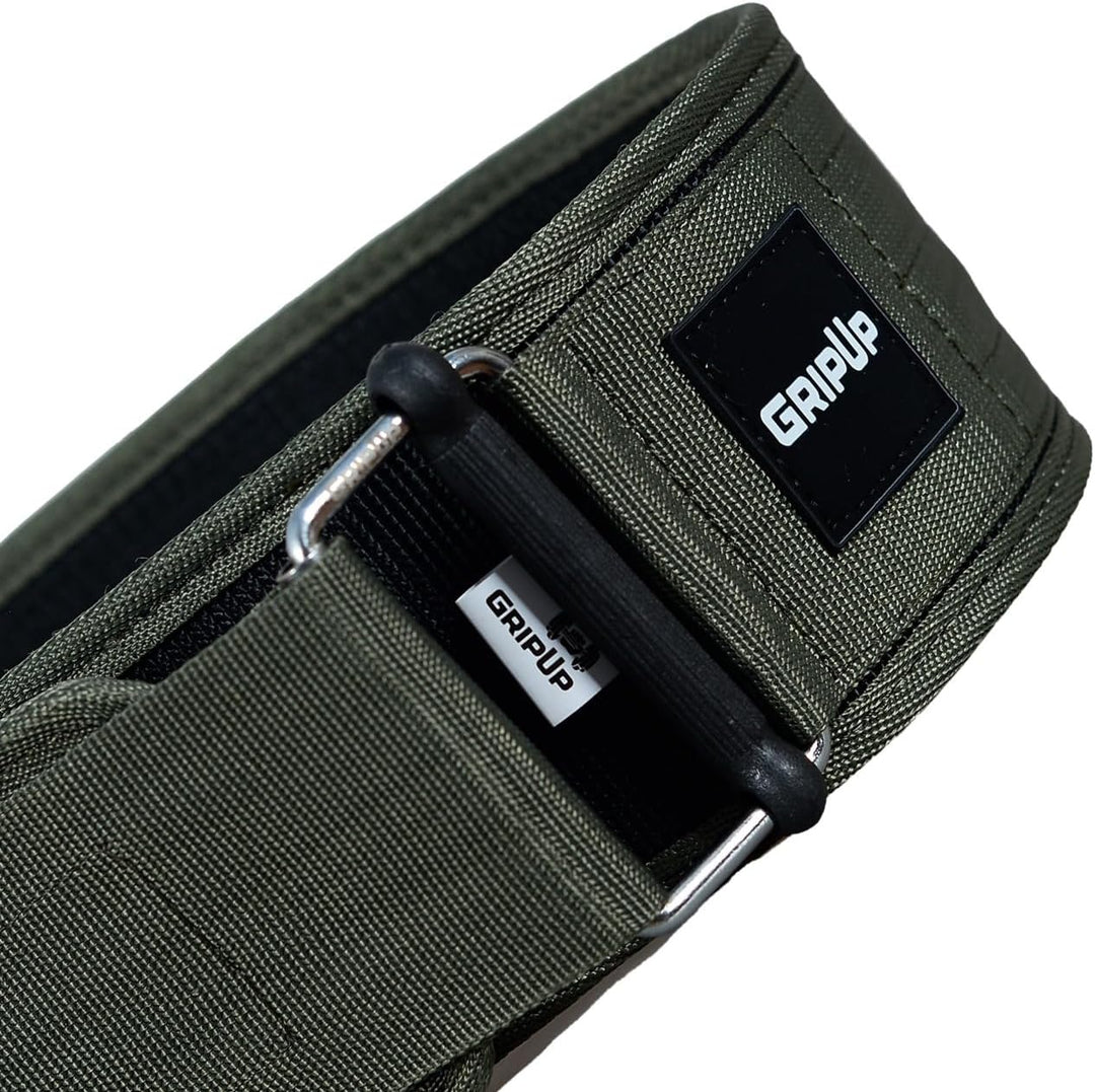 Gewichthebergürtel 4” aus Nylon – Leichter Trainingsgürtel für Krafttraining, Fitness und Gym Workou