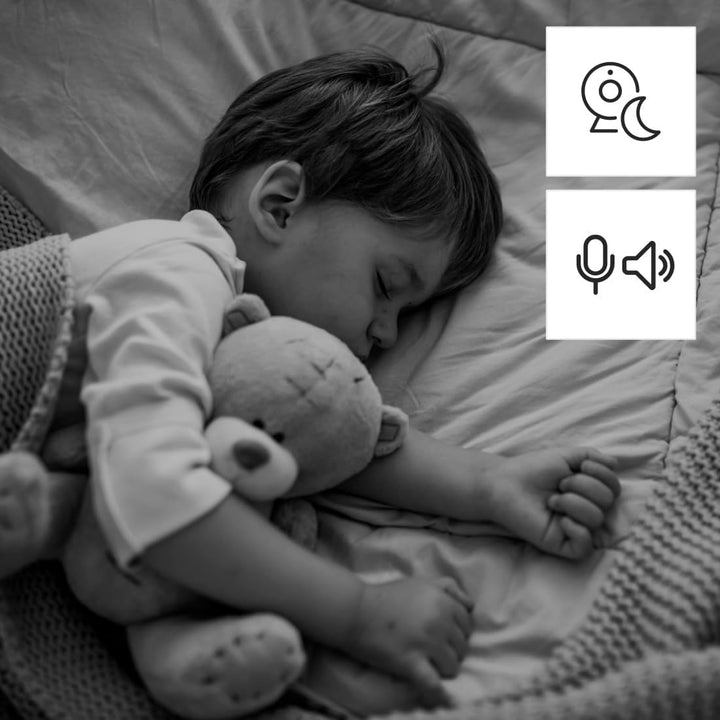 Hama Überwachungskamera innen (smarte WLAN Kamera mit Nachtsicht, 1080p, Aufzeichnung, Bewegungsmeld