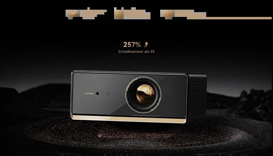 Proyector Portátil Wanbo X5 Pro, 1100 Lumen, Full-HD, HDMI, WiFi, Azul Oscuro