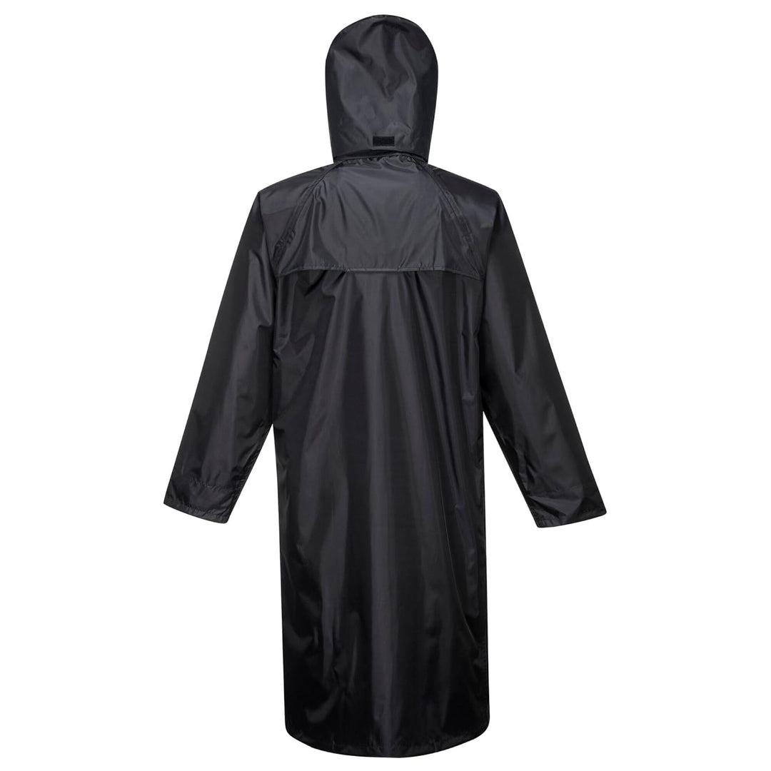Portwest Klassischer Regenmantel, Grösse: S, Farbe: Schwarz, S438BKRS S Schwarz, S Schwarz