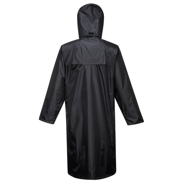 Portwest Klassischer Regenmantel, Grösse: S, Farbe: Schwarz, S438BKRS S Schwarz, S Schwarz
