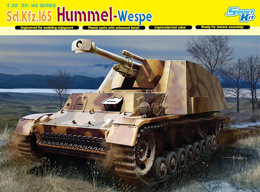 Dragon 500776535 - 1:35 Hummel-Wespe le Panzer Haub