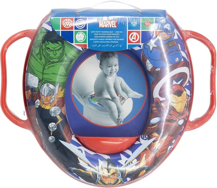 Stor Marvel Avenger Toilettenverkleinerer für Kinder, aus Kunststoff, gepolstert und wiederverwendba