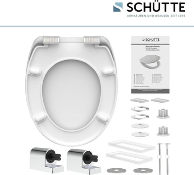 SCHÜTTE 82190 Duroplast WC-Sitz FROG KING mit Absenkautomatik,, Frog King