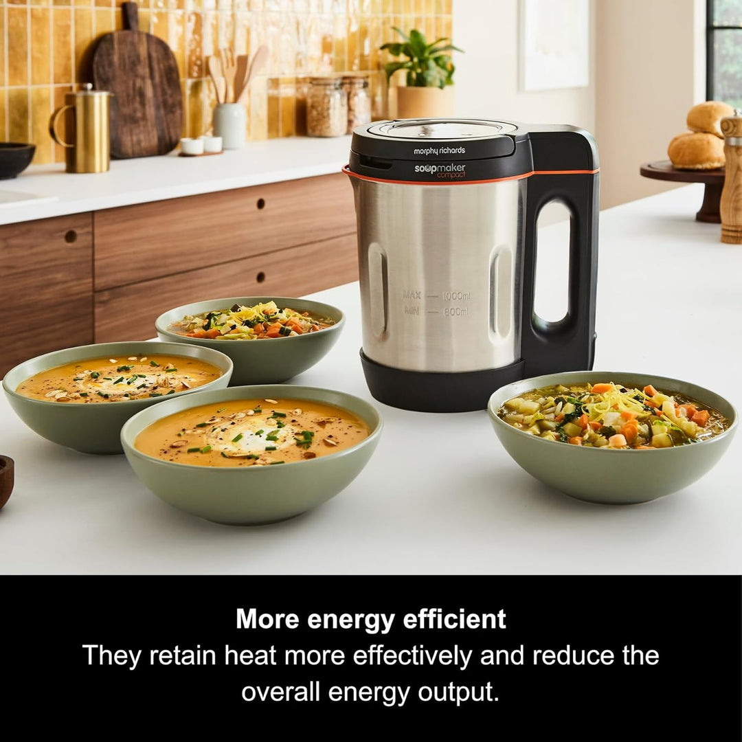 Morphy Richards Compact Suppenbereiter 501021 Edelstahl 1 Liter, 900