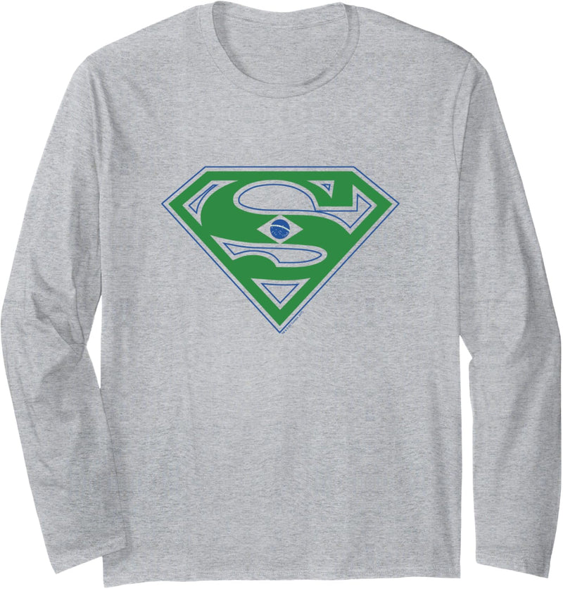 Superman Brazil Shield Langarmshirt