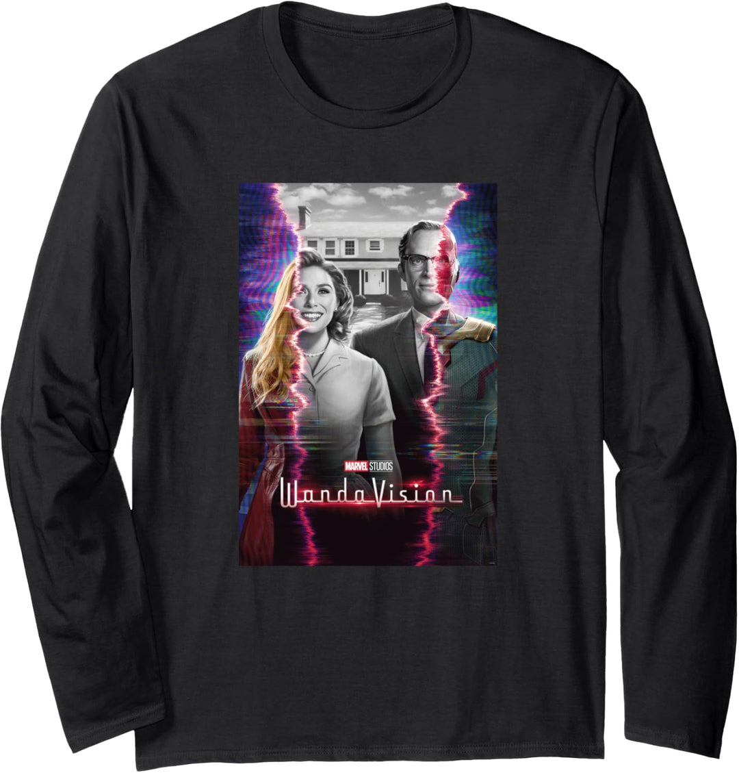 Marvel WandaVision Wanda & Vision Series Poster Langarmshirt