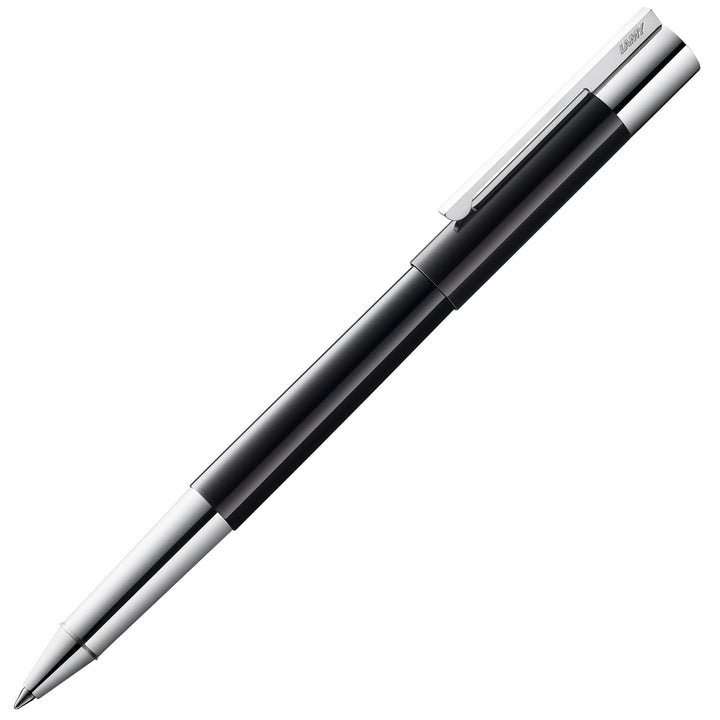 LAMY scala Tintenroller 379 - Rollpen in polierter, schwarzer Glanzlackveredelung mit Griffstück und