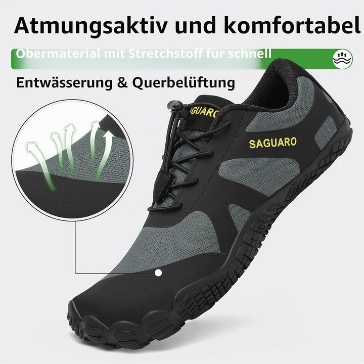 SAGUARO Herren Damen Barfussschuhe Wanderschuhe Traillaufschuhe Minimalistische Outdoor Wassersports