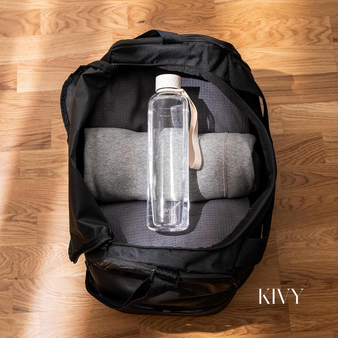 KIVY Trinkflasche Tritan (2. Generation) Bruchsicher, Federleicht - Trinkflasche Gym Flasche - Sport