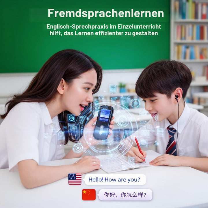 Sprachübersetzergerät, 2,4-Zoll-TFT-Bildschirm, 119 Sprachen Unterstützen Offline-Fotoübersetzung, T