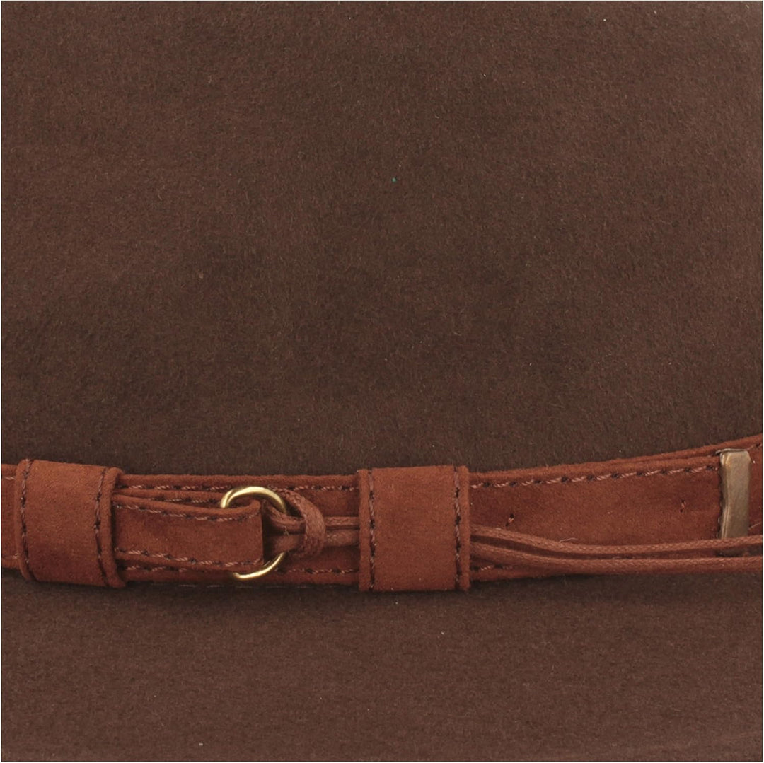 Breiter Rollbarer Outdoor Filzhut Trekkinghut 100% Wolle Hut Wasserabweisend Wollhut Faltbar Herren