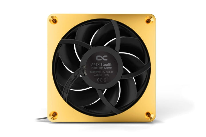 Alphacool Gehäuselüfter Apex Stealth Metal 120mm Lüfter 2000rpm