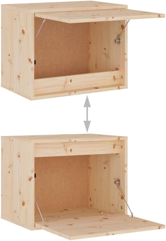 45x30x35 cm Wandschrank TV Schrank Hängeschrank Nachttische Hängende Nachtkommode für Wohnzimmer Sch