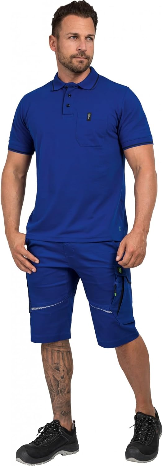 Leibwächter Kurzehose Short FLEXK Flex Line Kornblau-schwarz Grösse 64