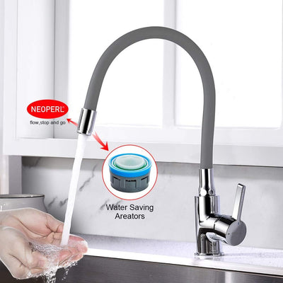 GRIFEMA GRIFERÍA DE COCINA-G4002-9 | Küchenarmatur - Wasserhahn Küche mit Flexibler Auslauf, Hoher A