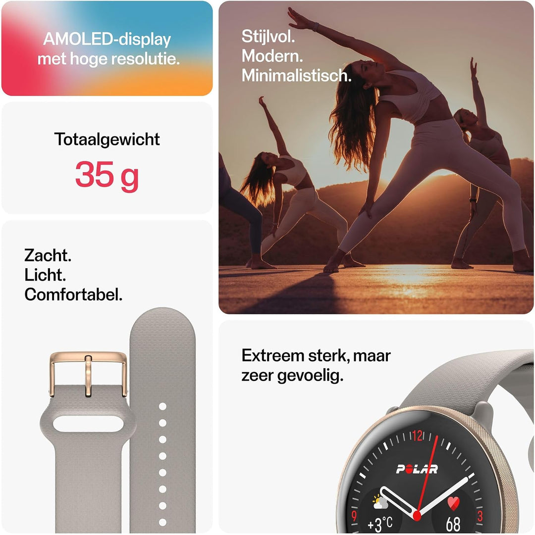Polar Ignite 3 - Fitness- und Wellness-Smartwatch mit GPS, Schlafanalyse, AMOLED-Display, 24/7-Activ
