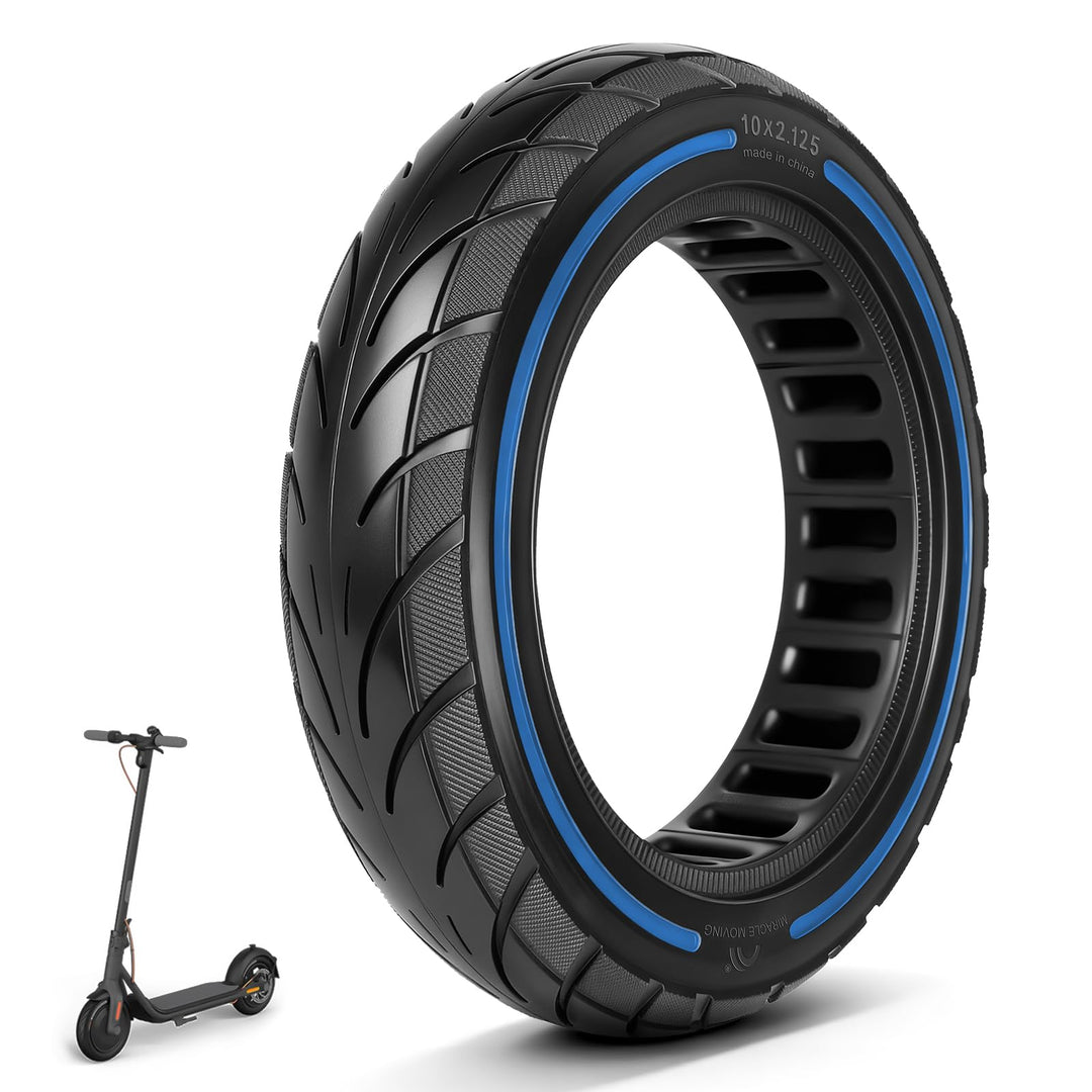 10x2,125 Vollreifen 250x54 Solide Reifen für Xiaomi 4/4Pro(gen1)/4Lite(gen2)/Ninebot F40D2/D38D Elek