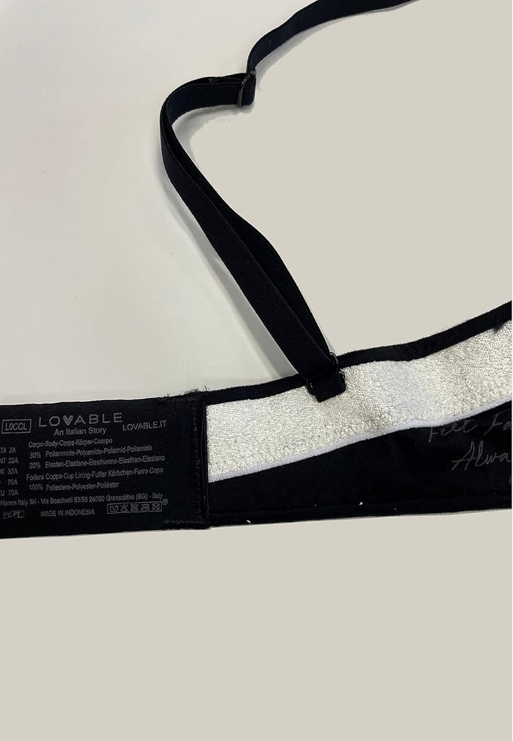 Lovable Damen Body Bliss Push-Up-BH 80C Nero, 80C Nero