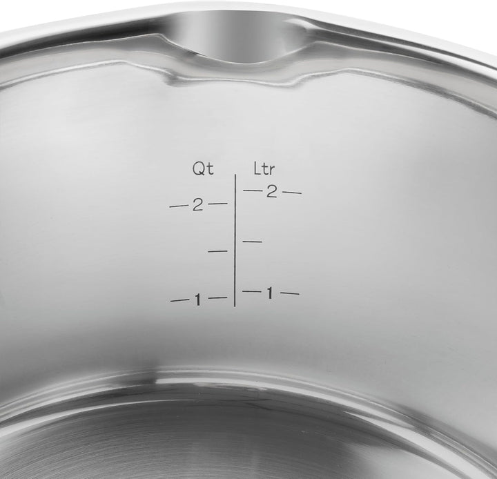 ZWILLING TrueFlow Kochtopfset, 5-teilig, Mit Ausgiessfunktion, Induktionsgeeignet, Edelstahl, Silber