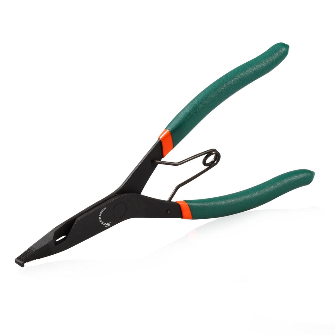 SPEEDWOX Lockringzange für Getriebe, 22,9 cm (9 Zoll), flache Nasen-Haltringzange mit schwarzem Oxid