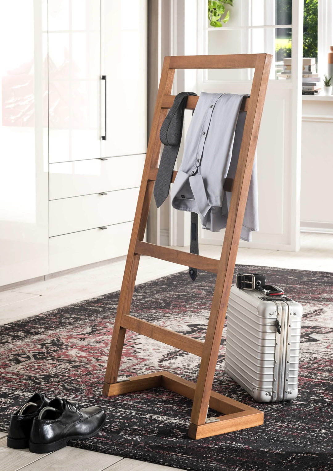 Destiny Herrendiener SPA & Living Handtuchhalter 53x25x110 cm Teak