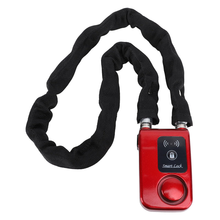 Bluetooth Kettenschloss, APP Steuerung, Fahrradschloss mit Vibrationsalarmfunktion, Wasserdichtes Sc